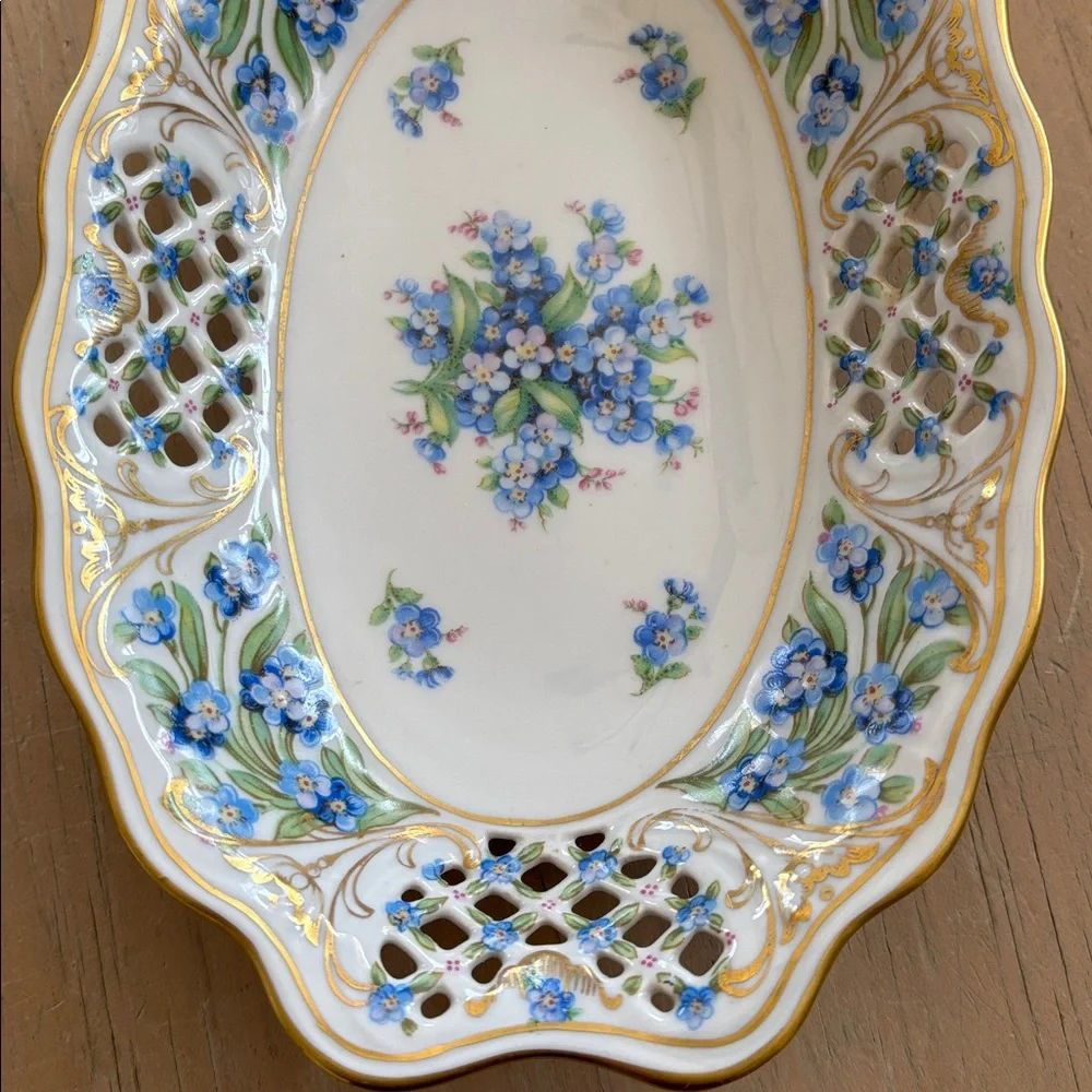 Schumann Bavaria Forget Me Not Dish